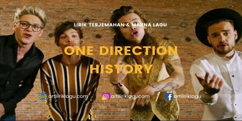 Lirik terjemahan History karya dari One Direction